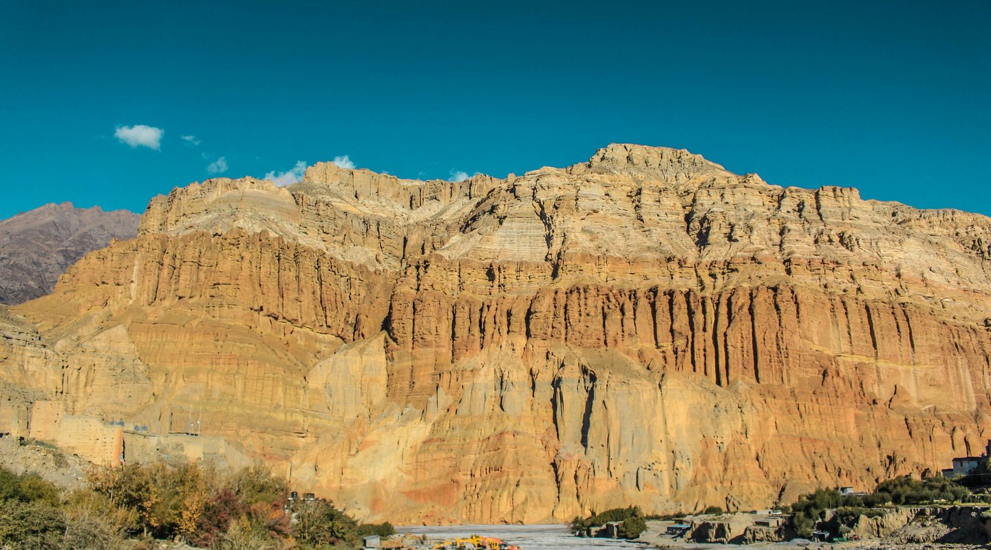 Challenging Road Conditions on the Upper Mustang Trail