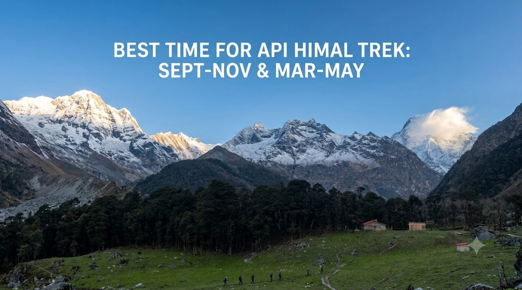 best time for api himal trek