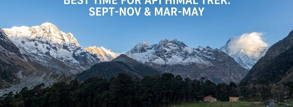 best time for api himal trek