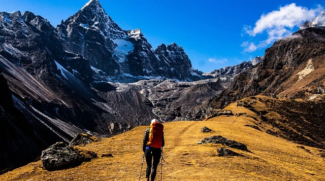 international trekkers enjoying nepals mountain beauty
