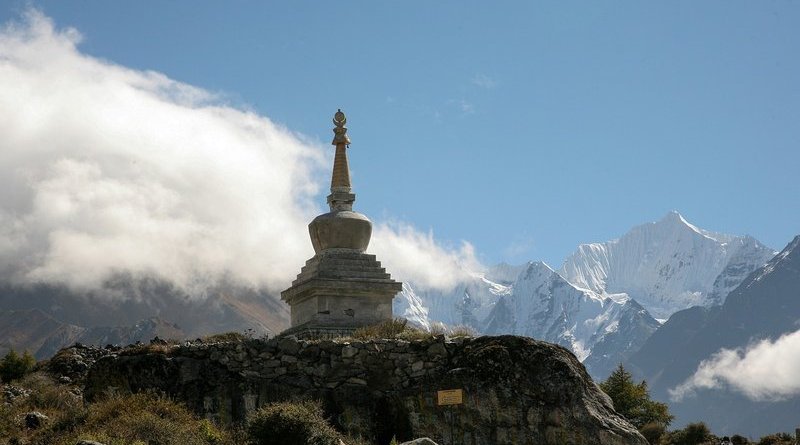 buddhist monastery in langtang valley