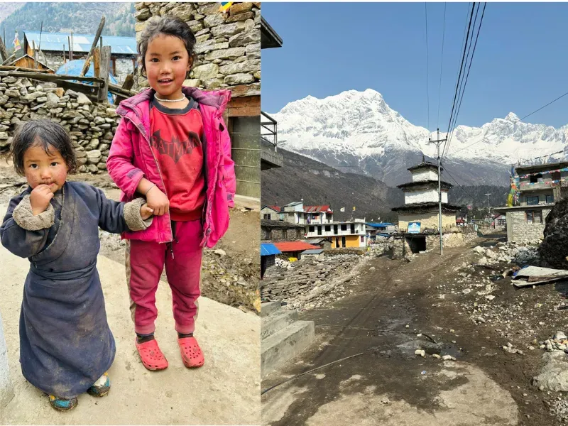 manaslu-circuit-trek-mountain-village