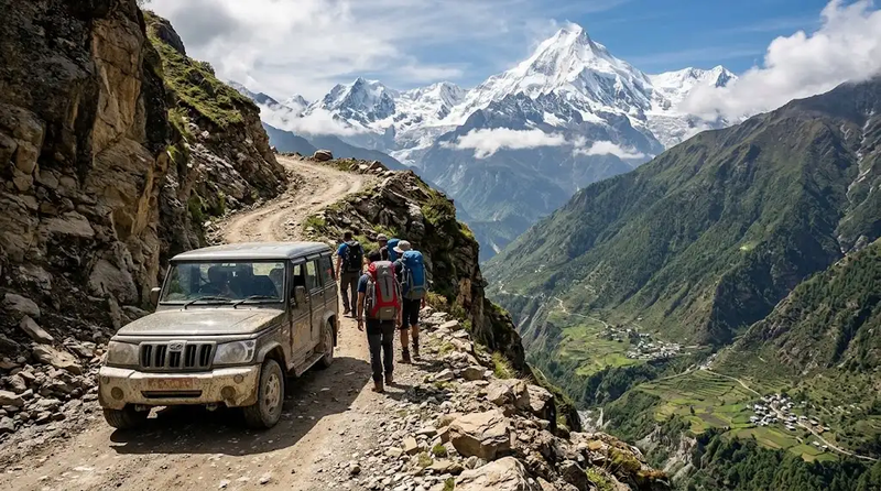 manaslu-transportation-cost