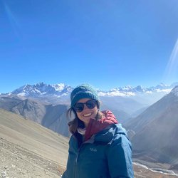 Himalayan Hero Adventures clients celebrating successful Annapurna Circuit trek completion