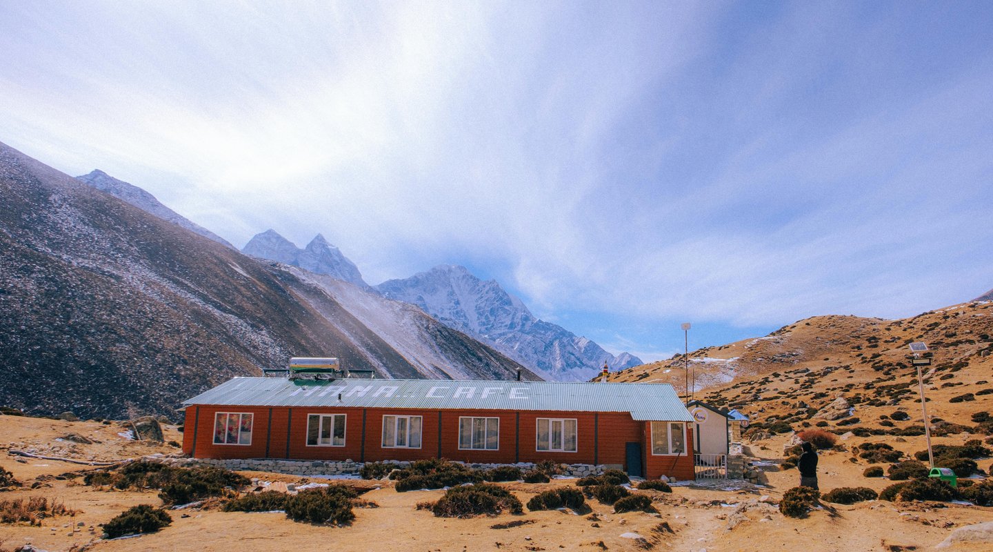 A-tea-house-on-the-way-to-Everest-base-camp