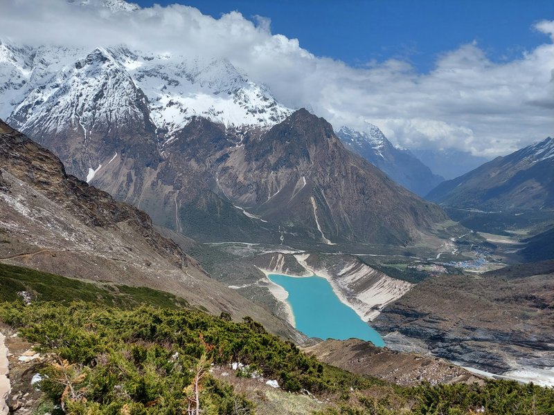 Birendra Lake with crystal-clear waters near Samagaon.