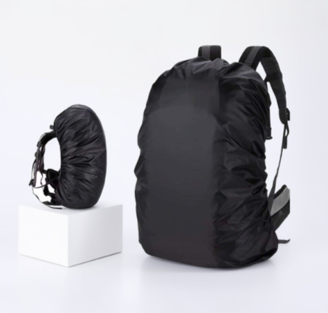 trekking backpack with rain cover for Himalayan expeditions.